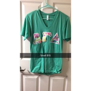 Alpha Gamma Delta letter sorority shirt
